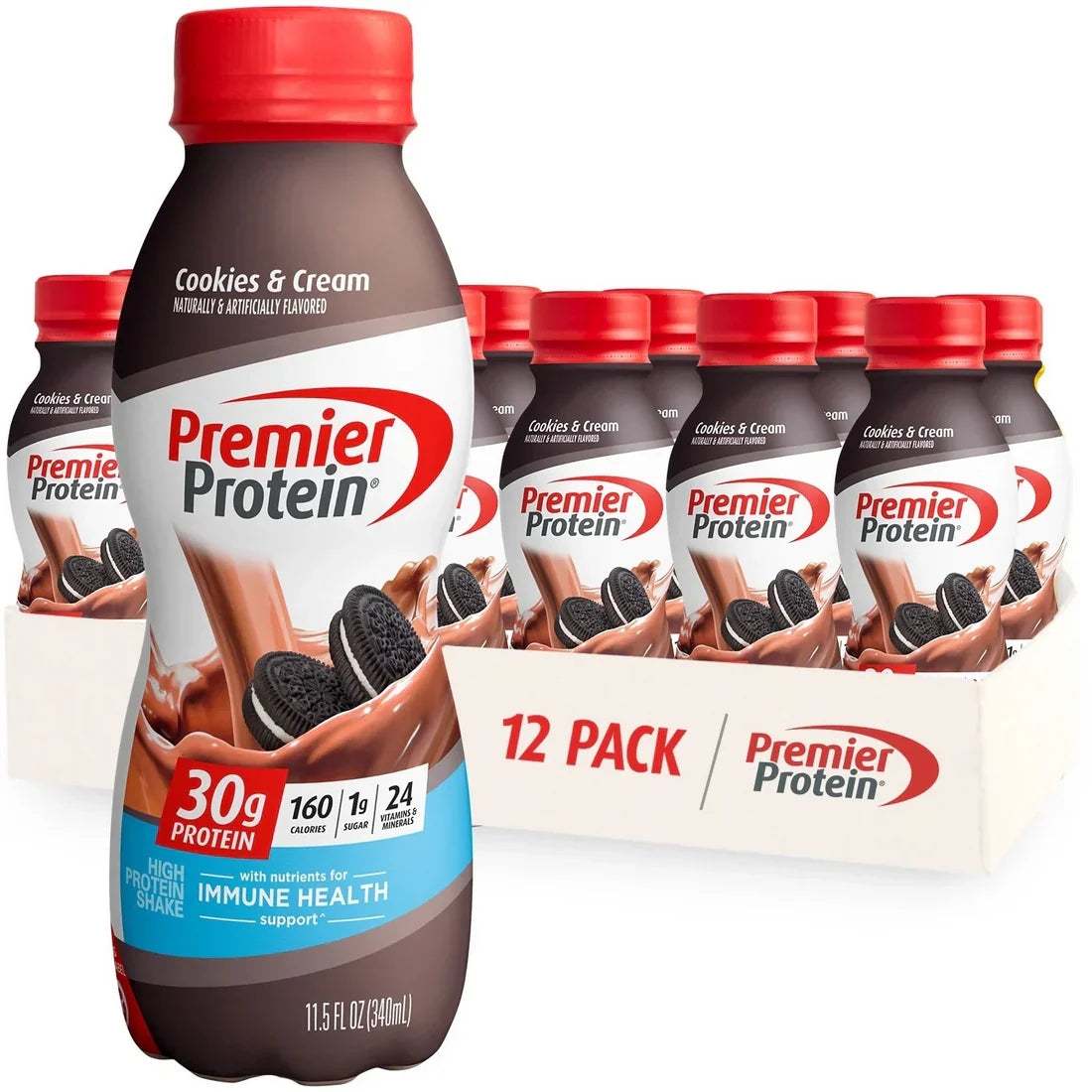 Premier Protein 30g Protein Shake (New Limited-Time Flavors) - Lactose Free, Nutrients to Support Immune Health
