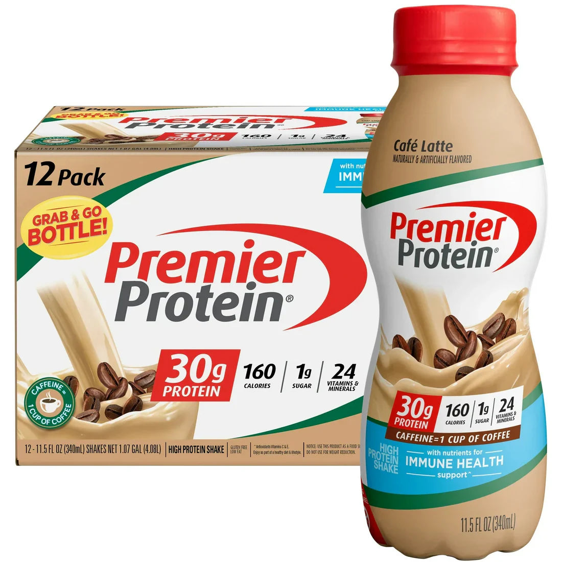 Premier Protein 30g Protein Shake (New Limited-Time Flavors) - Lactose Free, Nutrients to Support Immune Health